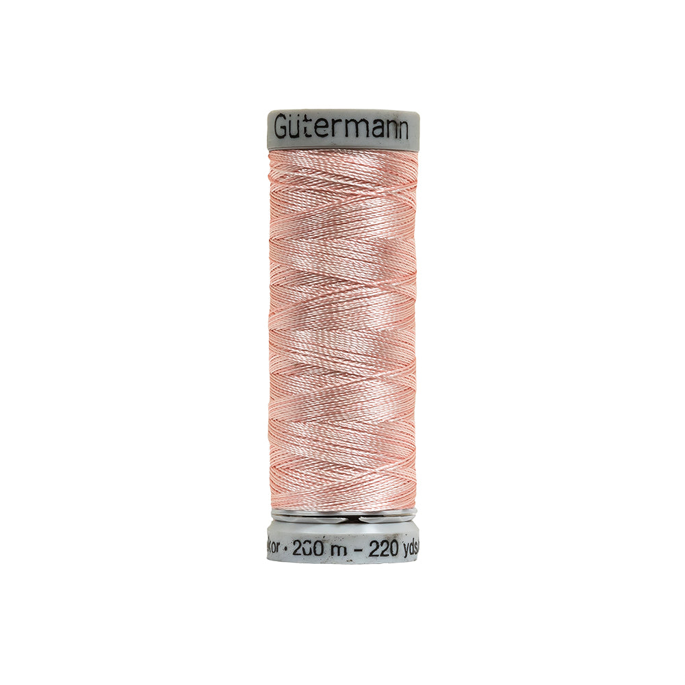 Gutermann Machine Embroidery Thread 200m - 9934 Varigated Peppermint