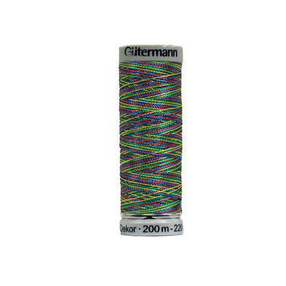Gutermann Machine Embroidery Thread 200m - 9998 Varigated Rainbow