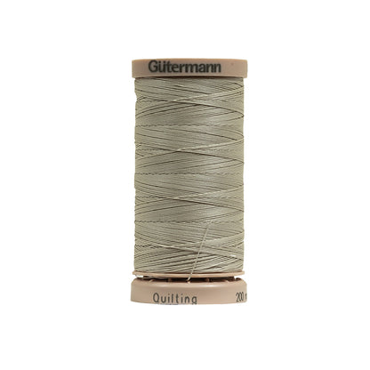Gutermann Hand Quilting Cotton Thread 200m - 0618 Tuskegee Gray