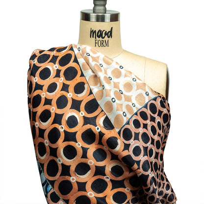 Mood Exclusive Ring Light Polyester Crepe de Chine Drape