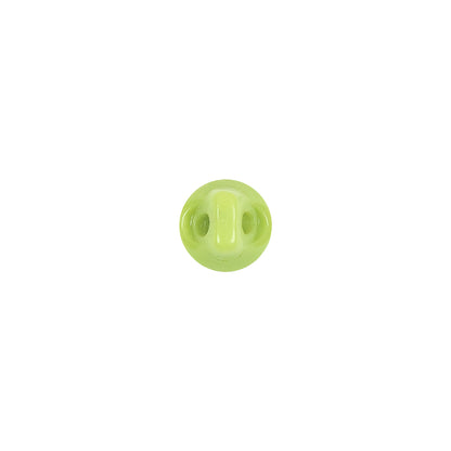 European Green Self Back Glass Button - 12L/7.5mm