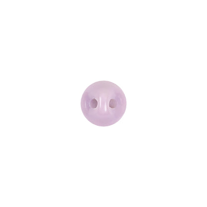 European Dark Lilac Self Back Glass Button - 14L/9mm