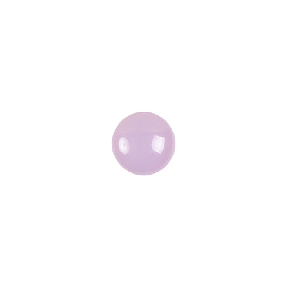 European Dark Lilac Self Back Glass Button - 14L/9mm