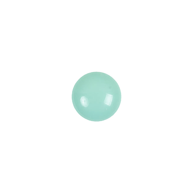 European Mint Self Back Glass Button - 16L/10mm