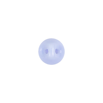 European Light Blue Self Back Glass Button - 16L/10mm