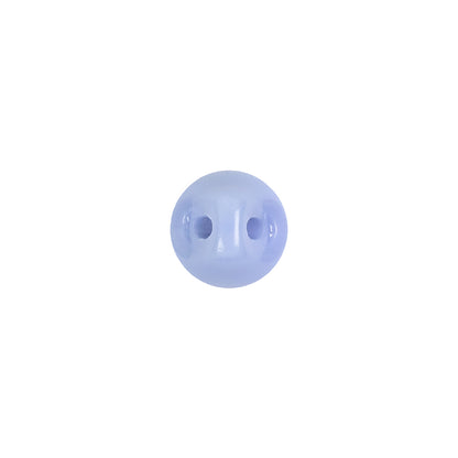 European Periwinkle Self Back Glass Button - 16L/10mm