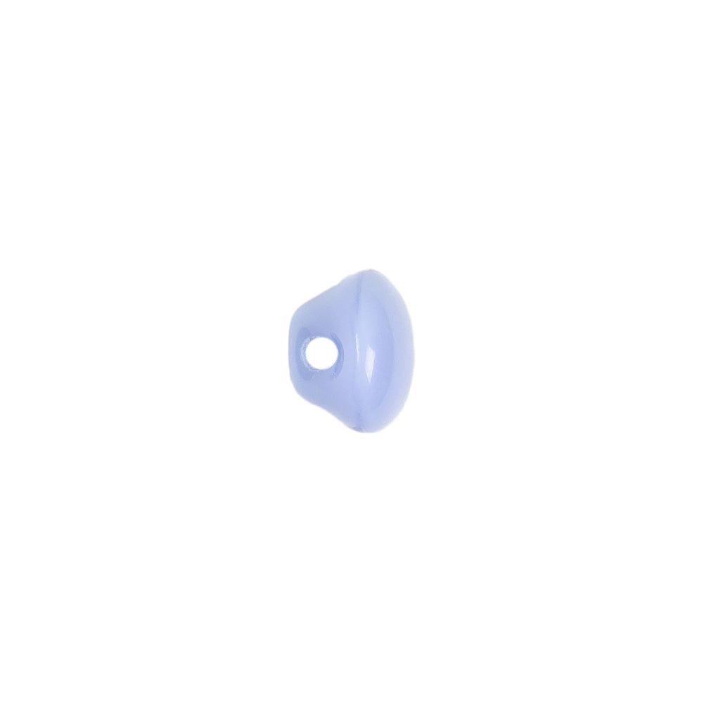 European Periwinkle Self Back Glass Button - 16L/10mm Detail