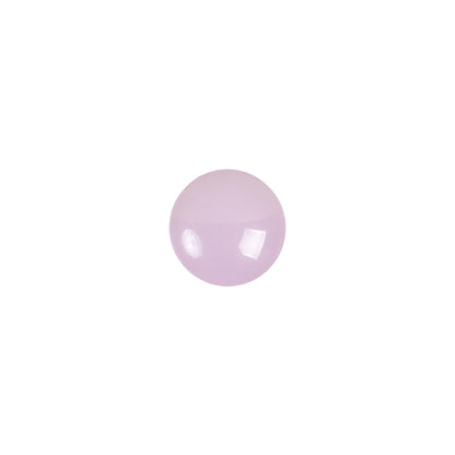 European Dark Lilac Self Back Glass Button - 16L/10mm