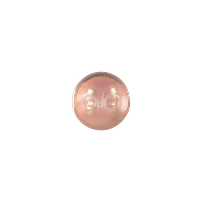 European AB Pink Self Back Glass Button - 18L/11.5mm