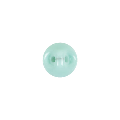 European Mint Self Back Glass Button - 18L/11.5mm