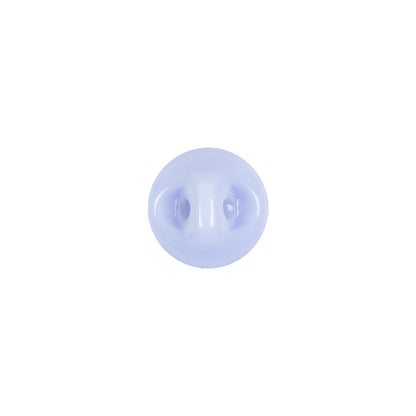 European Light Blue Self Back Glass Button - 18L/11.5mm