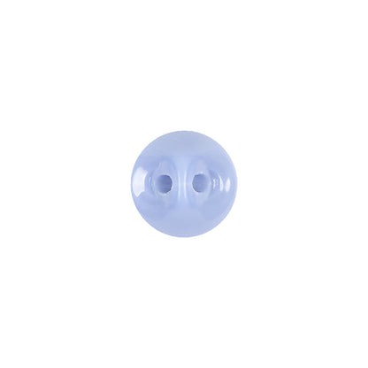 European Periwinkle Self Back Glass Button - 18L/11.5mm