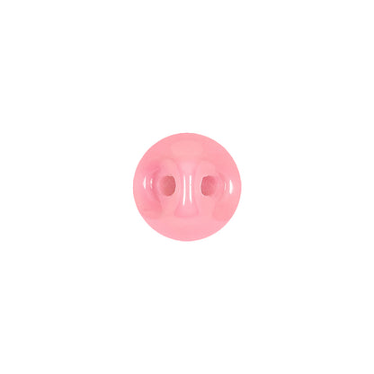 European Dark Pink Self Back Glass Button - 18L/11.5mm Detail