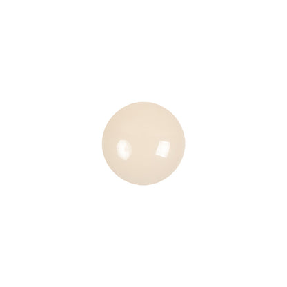 European Beige Self Back Glass Button - 18L/11.5mm