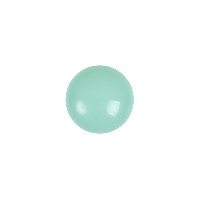 European Mint Self Back Glass Button - 20L/12.5mm