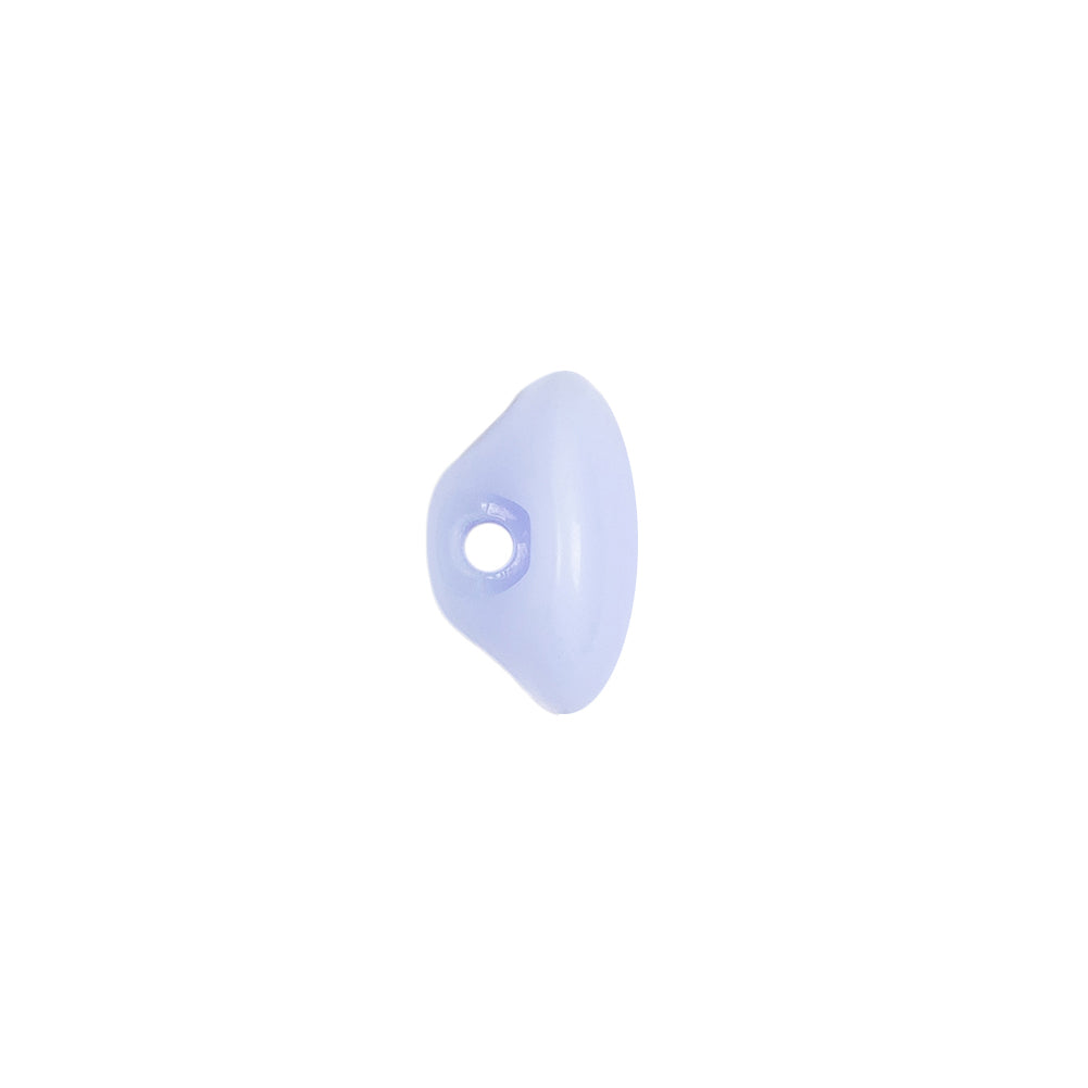 European Light Blue Self Back Glass Button - 20L/12.5mm Detail
