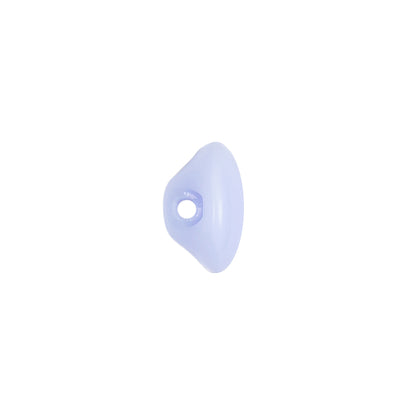 European Light Blue Self Back Glass Button - 20L/12.5mm Detail