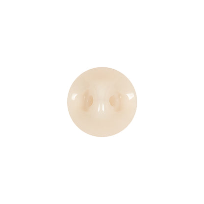European Beige Half Domed Self Back Glass Button - 20L/12.5mm