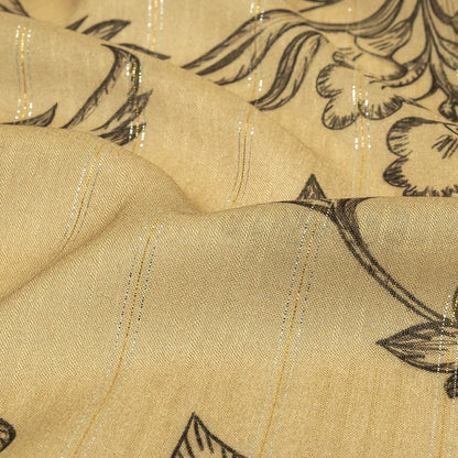 Mood Exclusive Joy of Juliet Metallic Pinstriped Viscose Dobby Detail