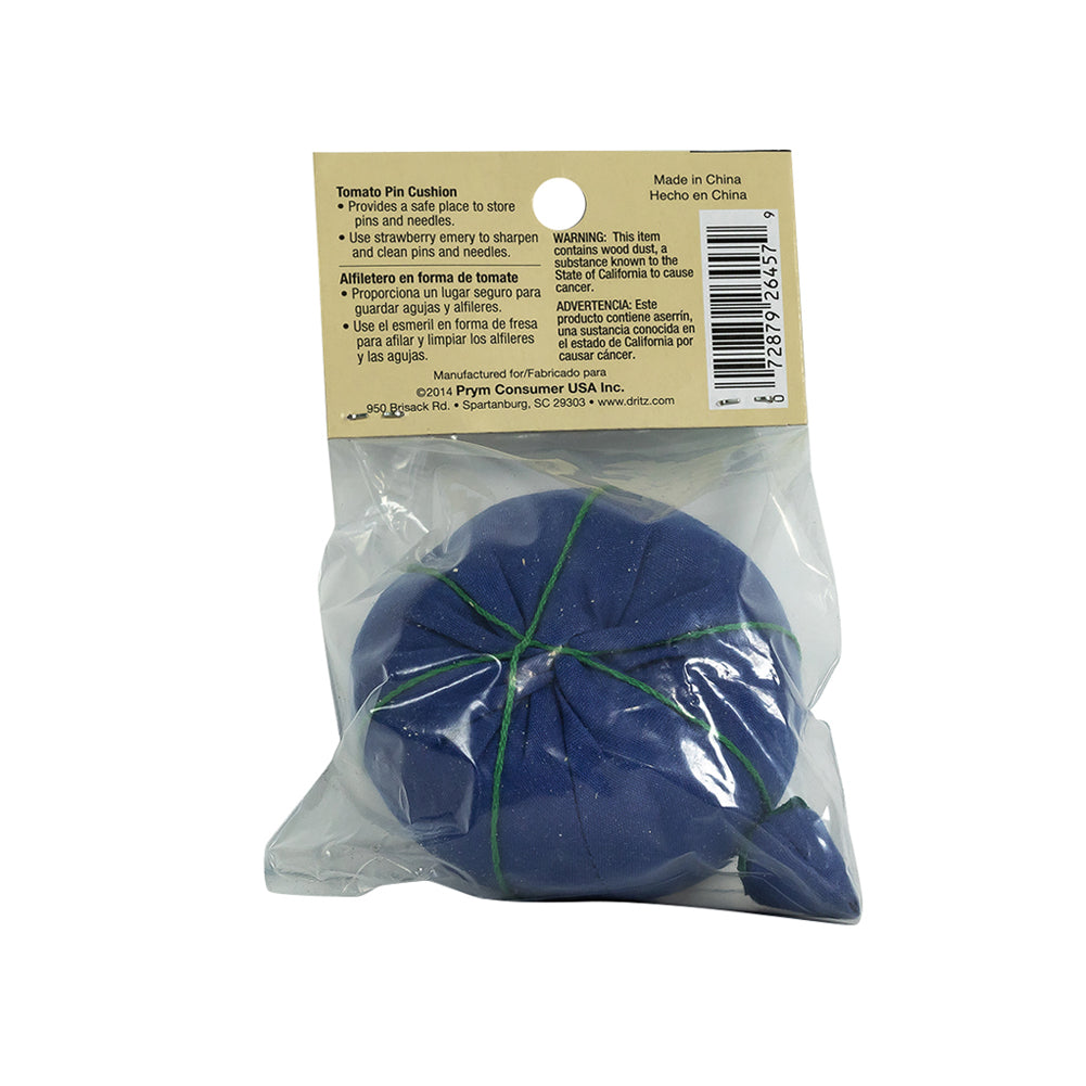 Dritz Blue Tomato Pin Cushion Detail
