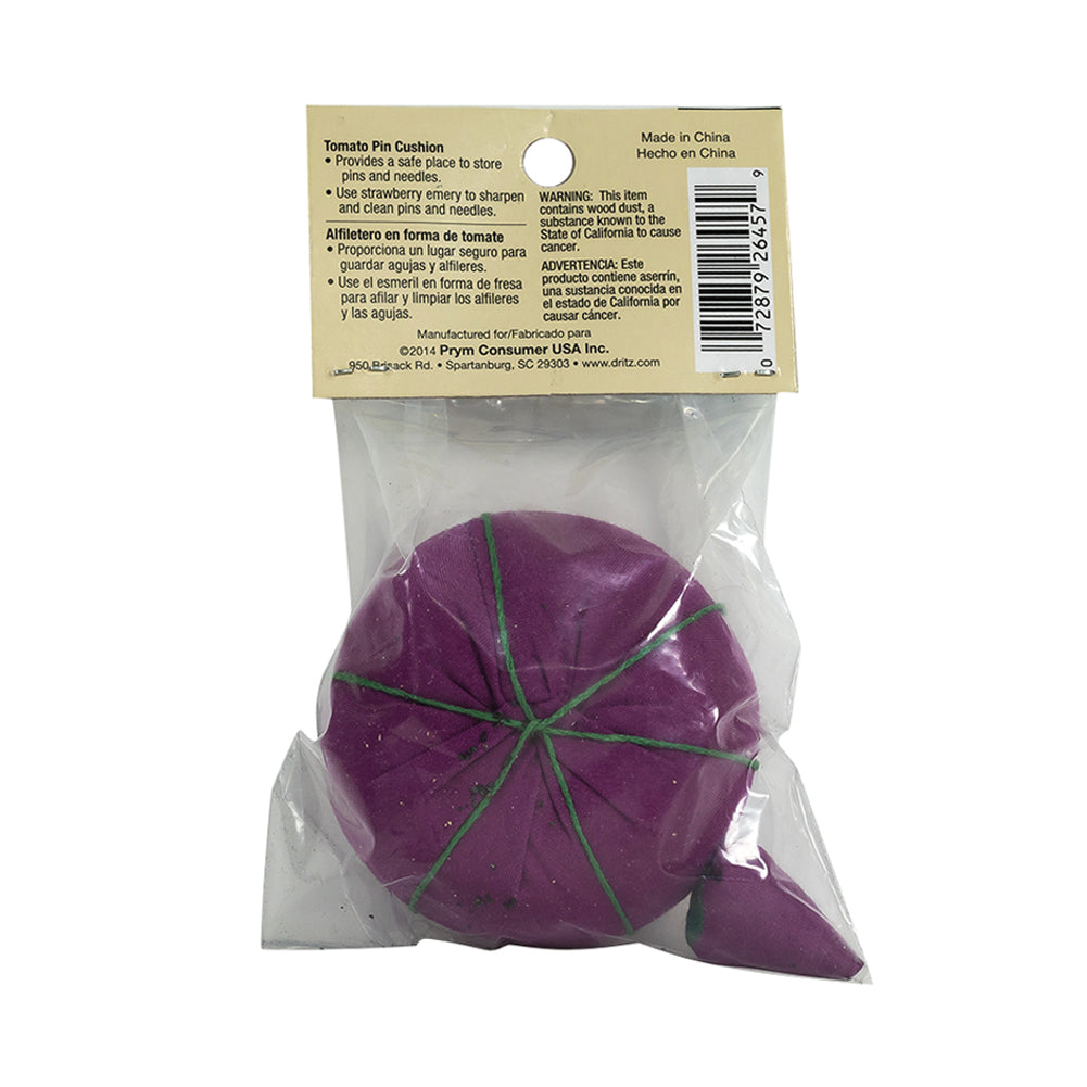 Dritz Purple Tomato Pin Cushion Detail