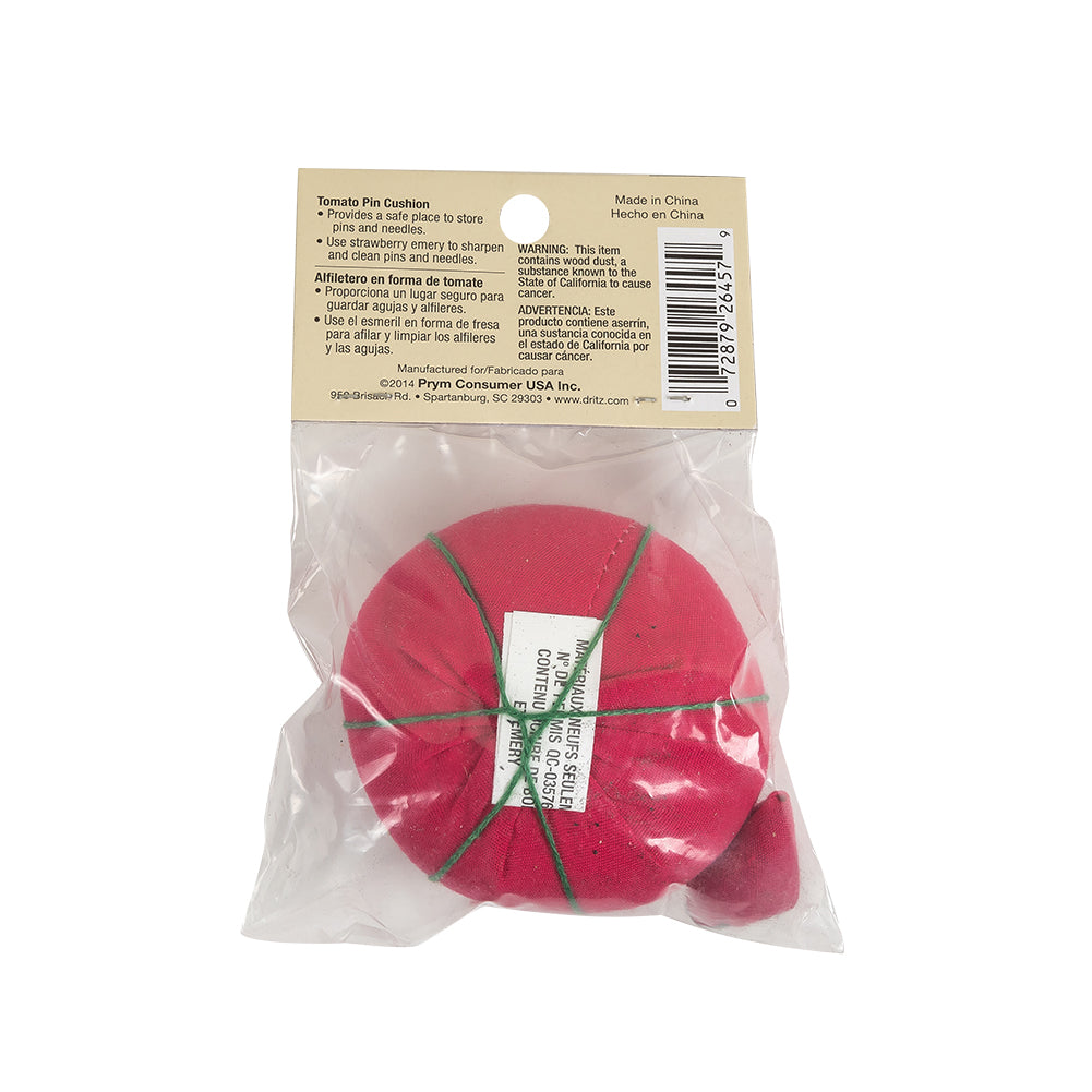 Dritz Pink Tomato Pin Cushion Detail