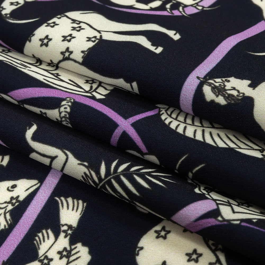 Mood Exclusive What's Your Sign Polyester Crepe Folded