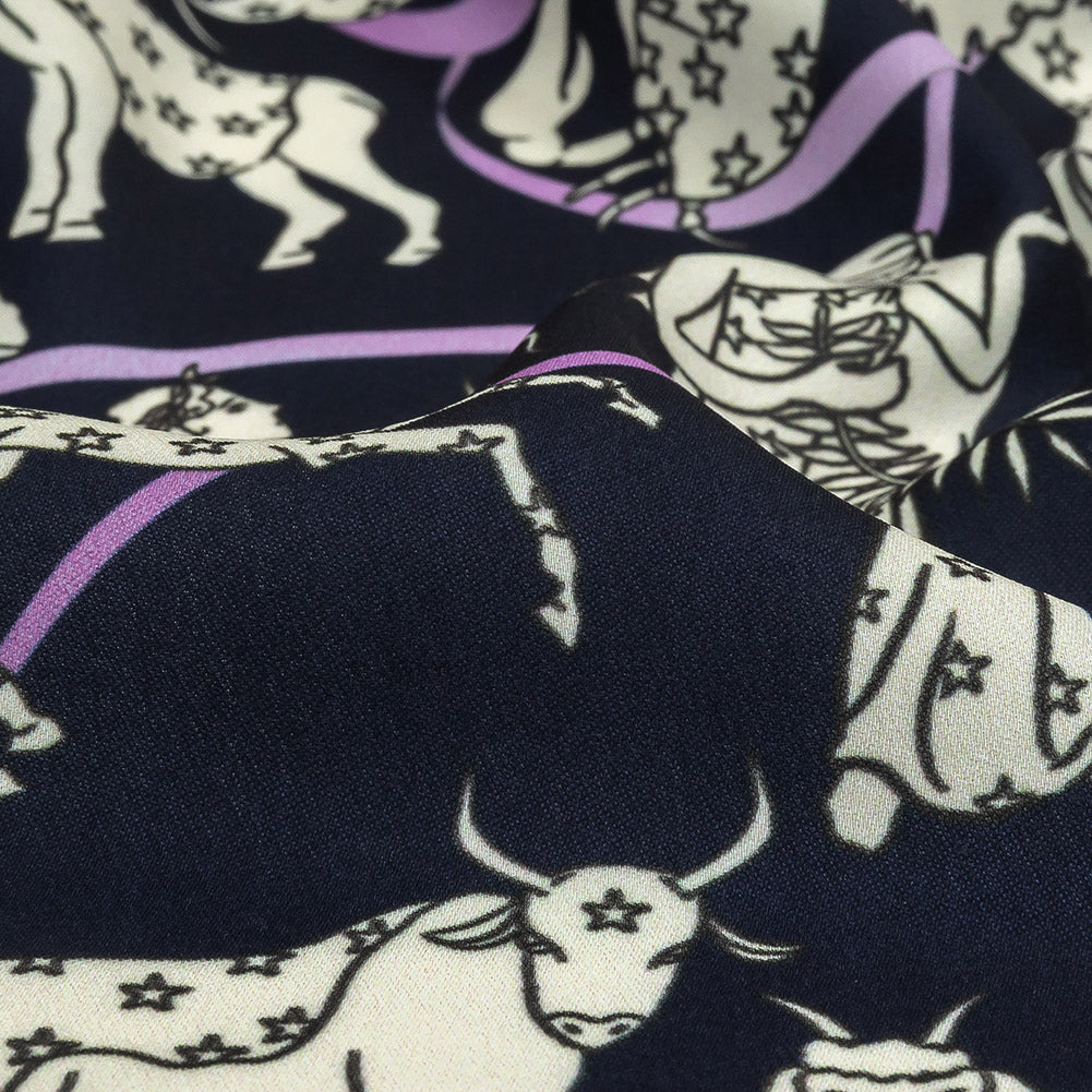 Mood Exclusive What's Your Sign Polyester Crepe Detail