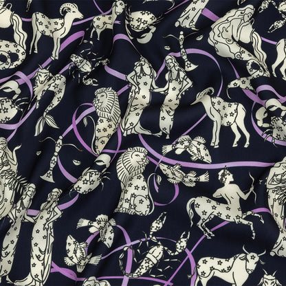 Mood Exclusive What's Your Sign Polyester Crepe