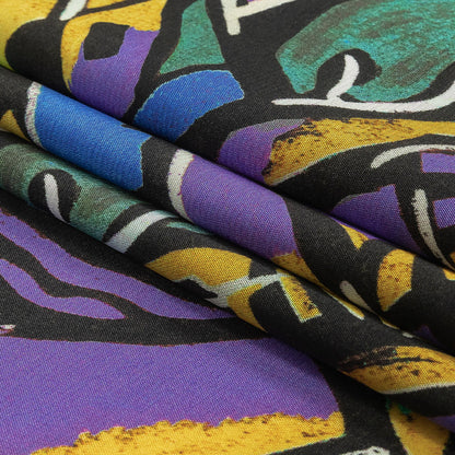 Mood Exclusive Graffiti Alley Viscose Poplin Folded