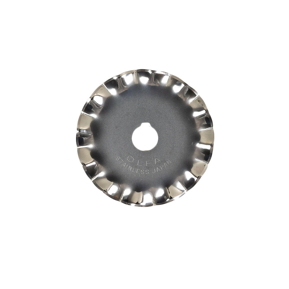 Olfa 45mm Scallop Rotary Blade Folded