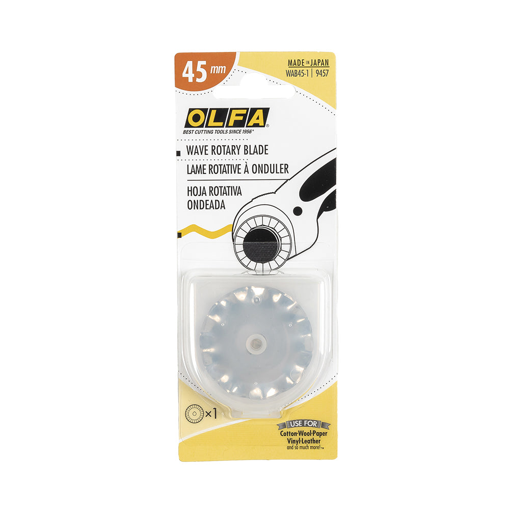 Olfa 45mm Wave Rotary Blade