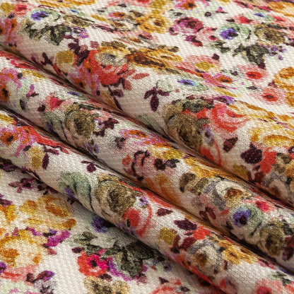 Mood Exclusive Rose Burst Viscose Basket Woven Folded