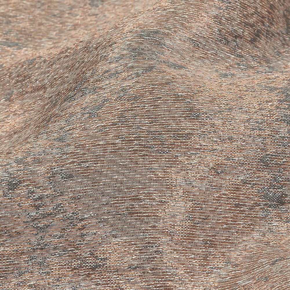 Pegasus Mauve, Rose Gold and Gray Mottled Luxury Brocade Detail
