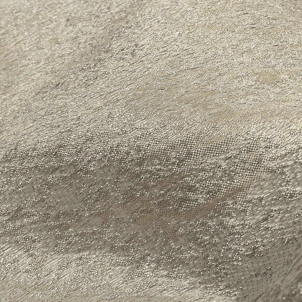 Pegasus Champagne and White Mottled Luxury Brocade - Detail