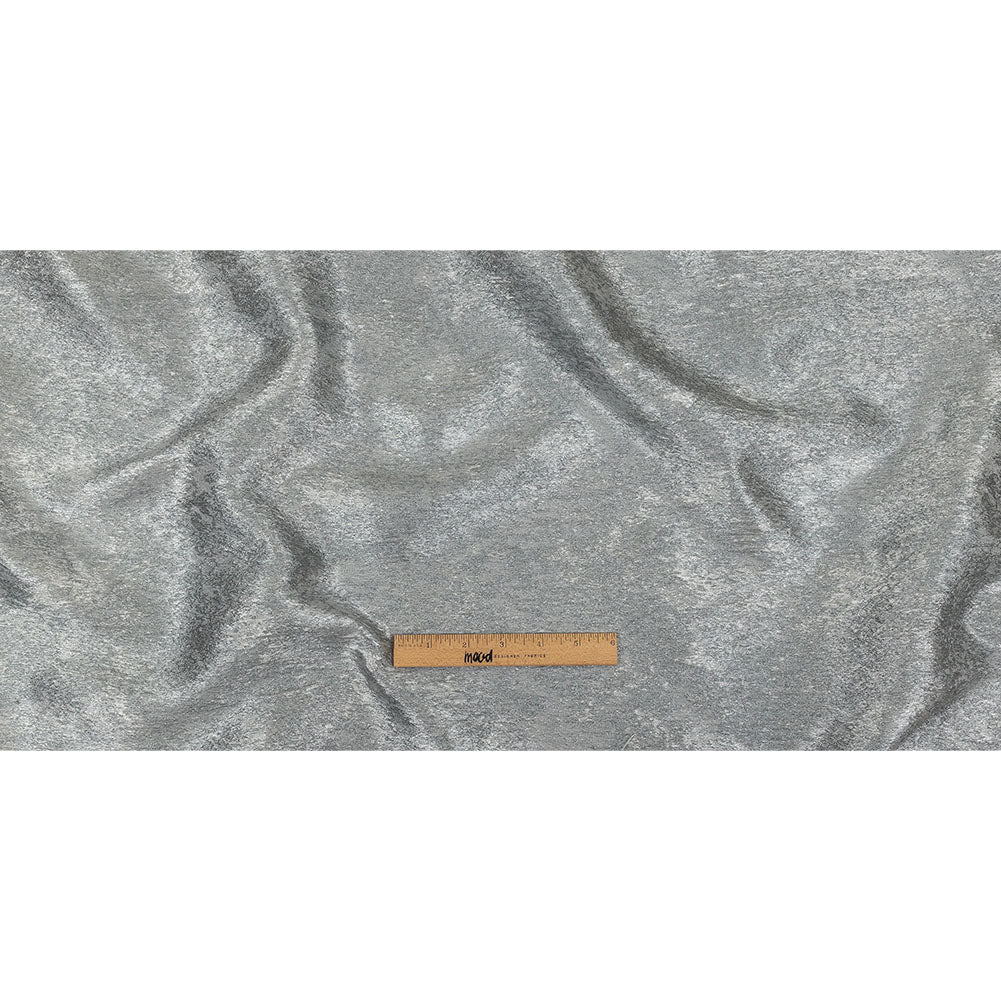 Pegasus Silver Mottled Luxury Brocade