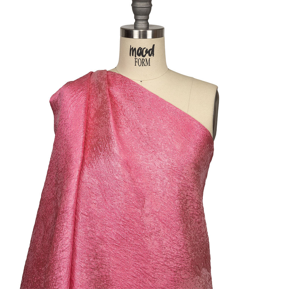 Pegasus Hot Pink Mottled Luxury Brocade