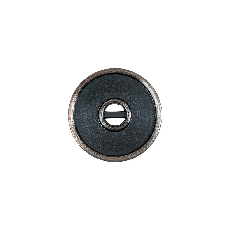 template--25130090922057__main-Pewter Textured Narrow Rim 2-Hole Metal Button - 25L/16mm