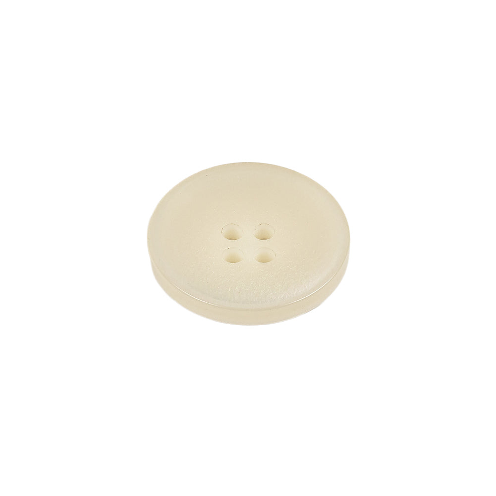 White, Pink and Green Iridescent Shimmer 4 Hole Plastic Saucer Button - 28L/18mm Folded