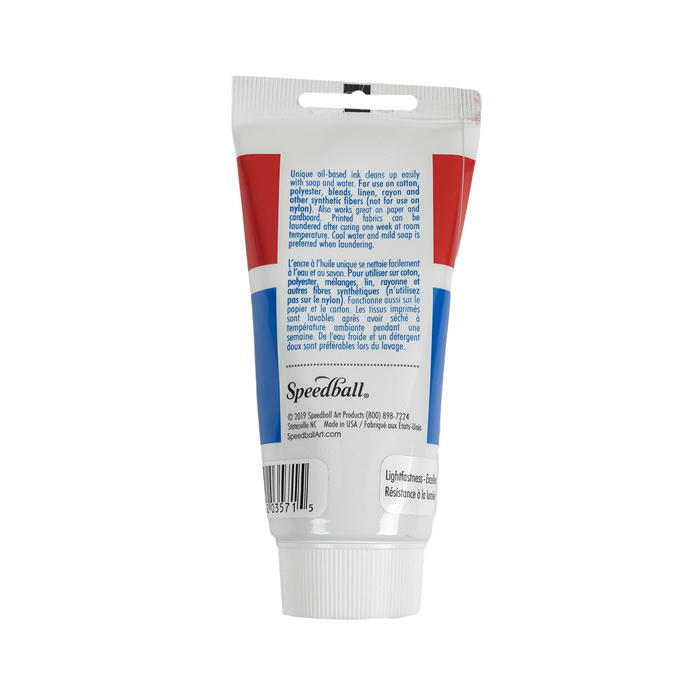 Speedball Red Fabric Block Printing Ink - 2.5 fl oz Detail