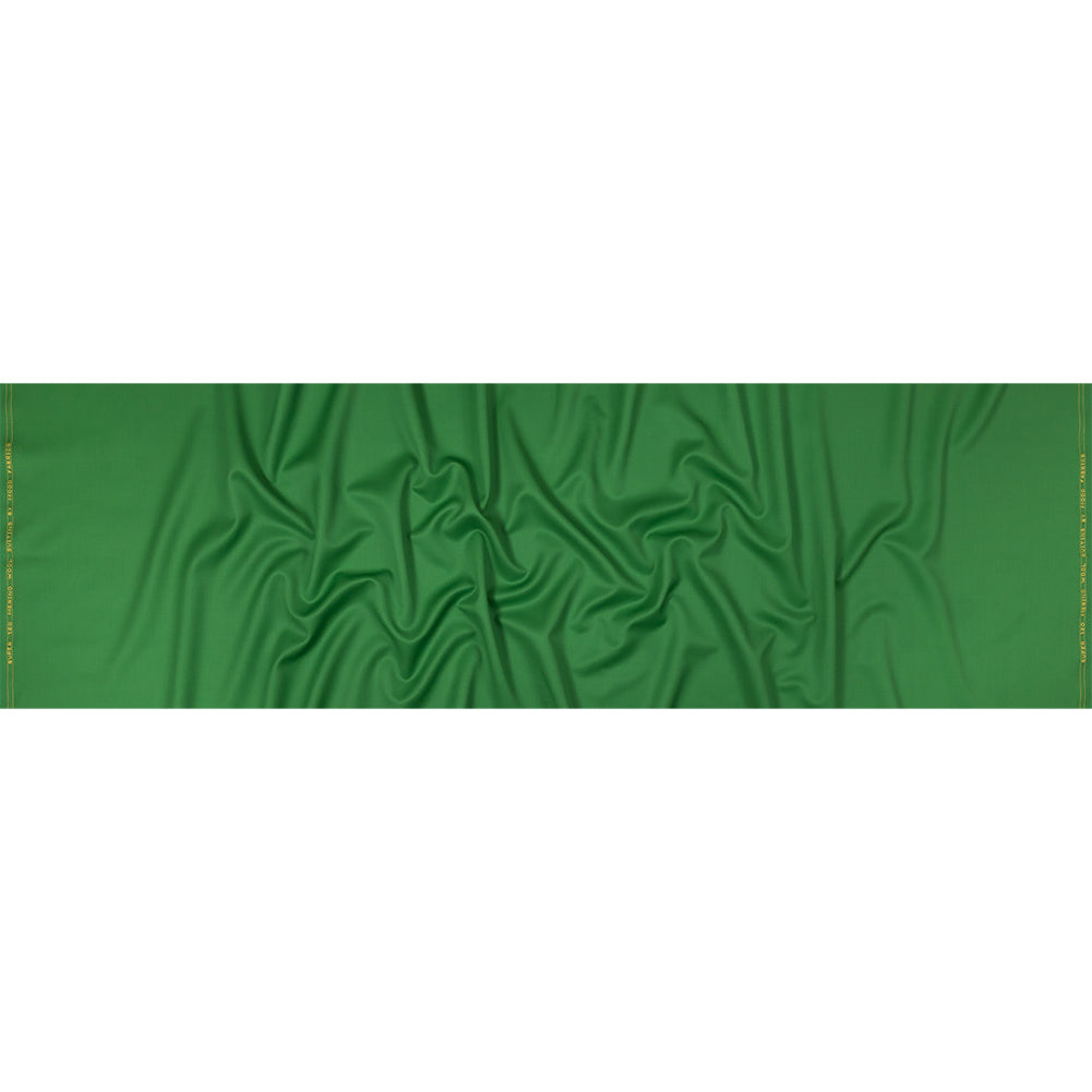 Super 120 Merino Wool Suiting - Fern Green - Finn Collection