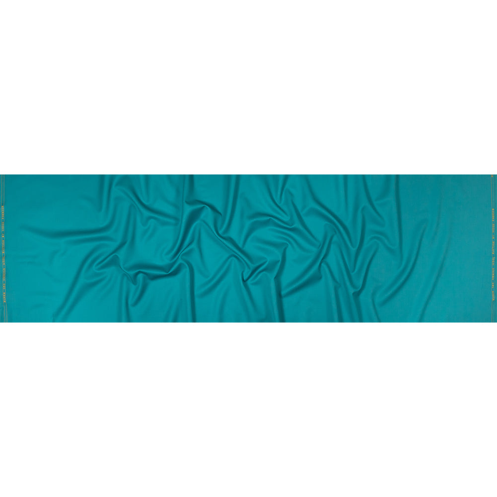 Super 120 Merino Wool Suiting - Peacock Blue - Finn Collection - Full