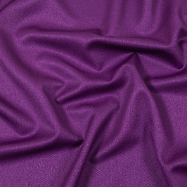 Super 120 Merino Wool Suiting - Amaranth Purple - Finn Collection