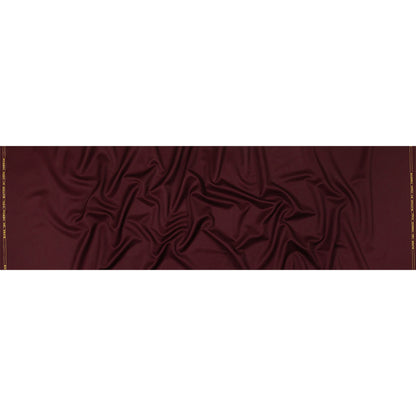 Super 120 Merino Wool Suiting - Burgundy - Finn Collection