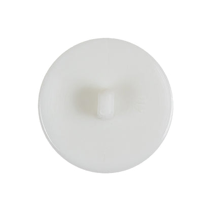 Italian White Anchor Embossed Shank Back Button - 40L/25.5mm Detail