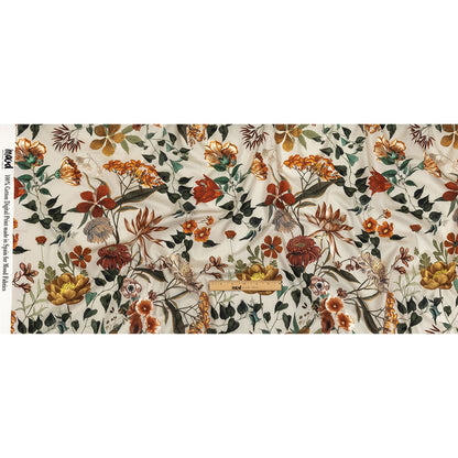 Cotton Voile - Pumice Stone Floral - Garden of Earthly Delights Print - Mood Exclusive Harvest Collection Full