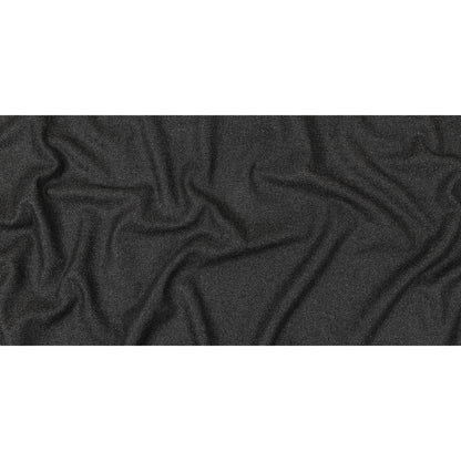 Obsidian and Gull Basketweave Blended Cashmere Coating Full