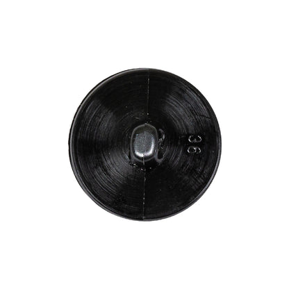 Black Bevel Cut Shank Back Plastic Button - 36L/23mm Detail