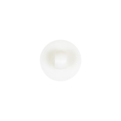 White Bevel Cut Shank Back Plastic Button - 20L/12.5mm Detail