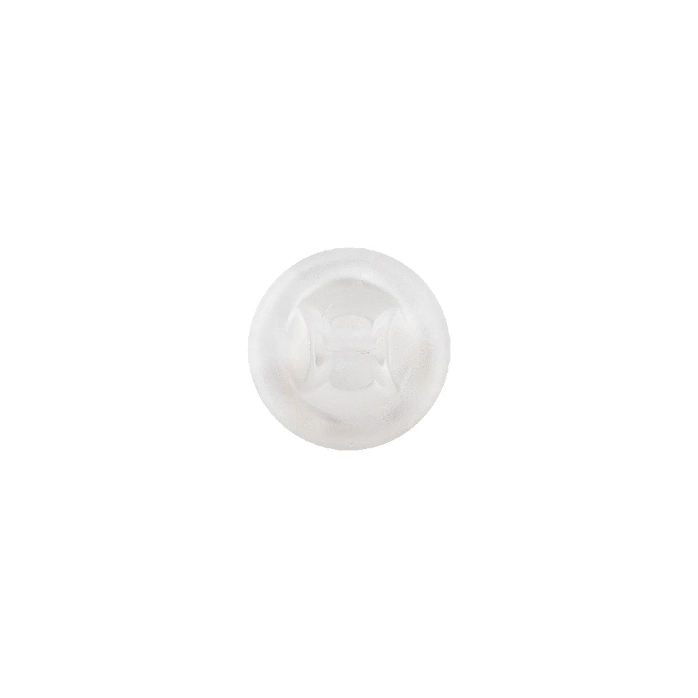 Transparent Molded Shank Back Plastic Button - 18L/11.5mm Detail